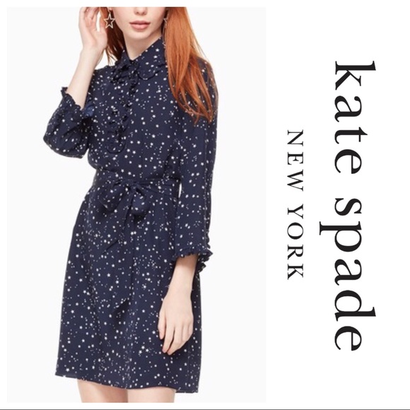 kate spade Dresses & Skirts - NEW RARE Kate Spade 100% Silk Shirtdress - U05